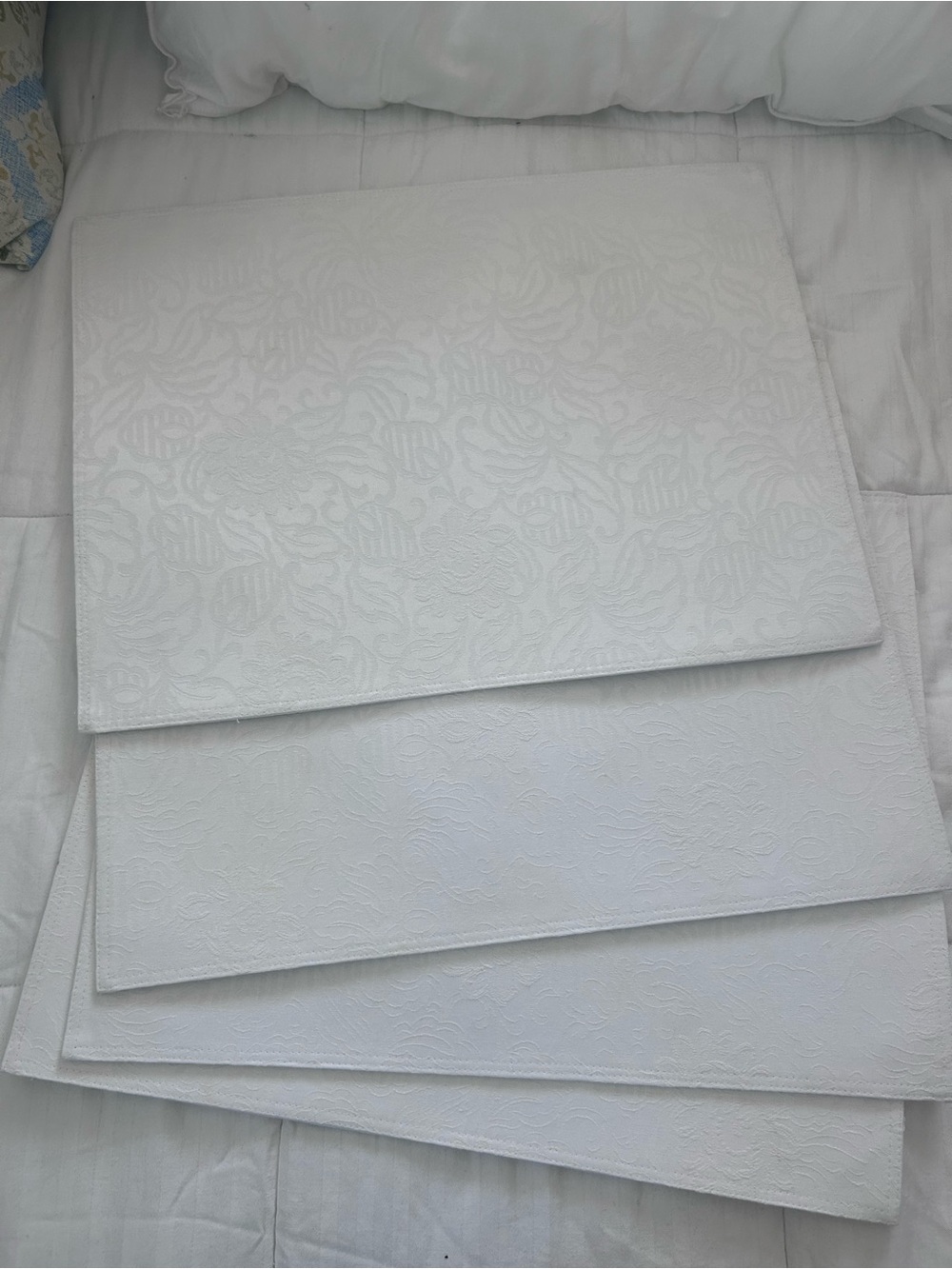 4 NWT White Ralph Lauren Placements
